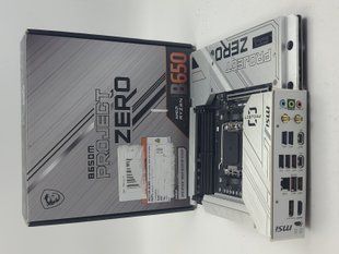 Материнська плата MSI PROJECT ZERO B650M Wi-Fi (sAM5, AMD B650, PCI-Ex16)