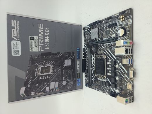 Материнська плата Asus PRIME H610M-K D4 (s1700, Intel H610, PCI-Ex16)