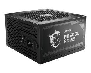 MSI MAG A850GL PCIE5 блок живлення 850 Вт 20+4 pin ATX ATX Чорний