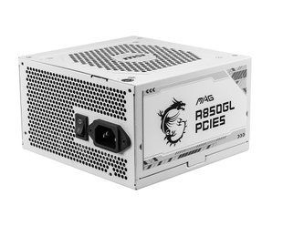 MSI MAG A850GL PCIE5 WHITE блок живлення 850 Вт 20+4 pin ATX ATX Білий