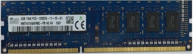 DDR3 4Gb SkHynix PC3-12800U-11-13-A1 HMT451U6BFR8C-PB