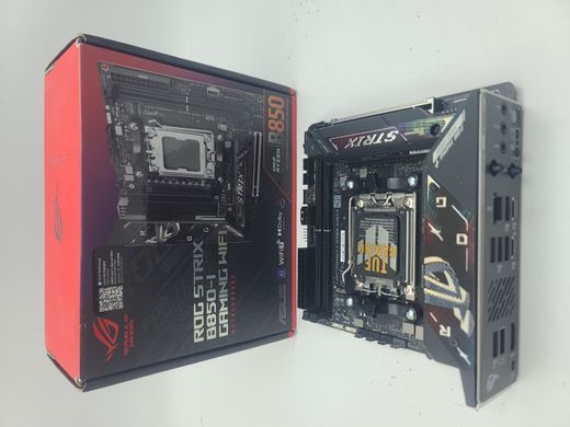 Материнська плата Asus ROG Strix B850-I Gaming Wi-Fi (sAM5, AMD B850, PCI-Ex16)