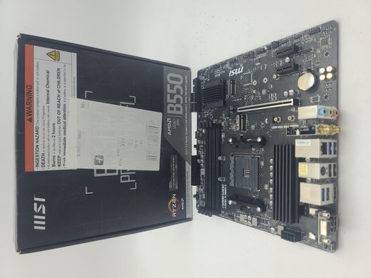 Материнська плата MSI B550M PRO-VDH Wi-Fi (sAM4, AMD B550, PCI-Ex16)