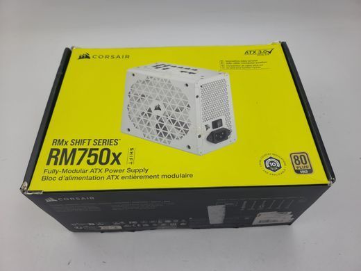 Блок живлення 750W Corsair RM750x Shift PCIe5 White (CP-9020273-EU)