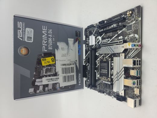Материнська плата Asus PRIME B760M-A D4-CSM (s1700, Intel B760, PCI-Ex16)