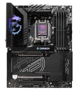 Материнська плата MSI MPG X870E Carbon Wi-Fi (sAM5, AMD X870E, PCI-Ex16)