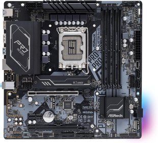 Материнська плата ASRock H670M Pro RS (s1700, Intel H670, PCI-Ex16)