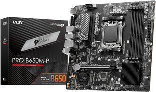 Материнська плата MSI PRO B650M-P (sAM5, AMD B650, PCI-Ex16) (4711377100953)