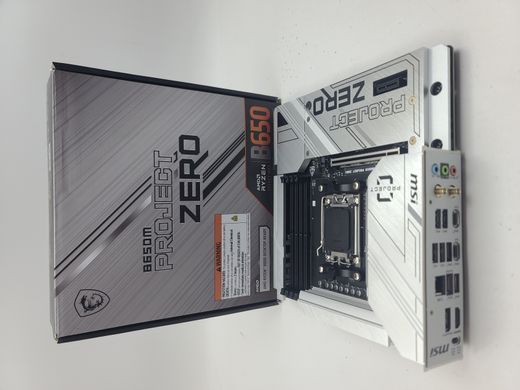 Материнська плата MSI PROJECT ZERO B650M Wi-Fi (sAM5, AMD B650, PCI-Ex16)