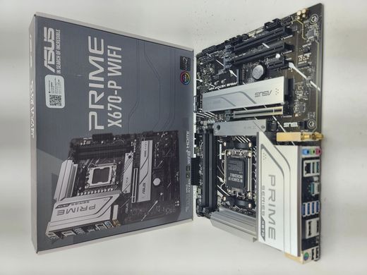 Материнська плата Asus PRIME X670-P Wi-Fi (sAM5, AMD X670, PCI-Ex16)