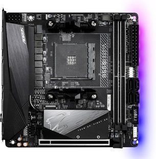 Материнська плата Gigabyte B550I Aorus Pro AX (sAM4, AMD B550, PCI-Ex16)