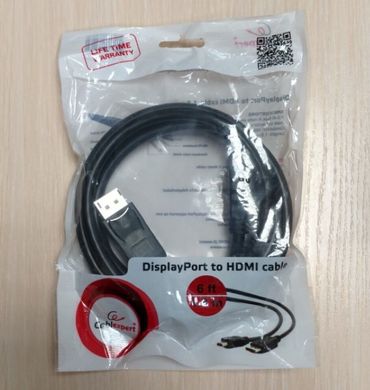 copy_Кабель DisplayPort to HDMI 3m Cablexpert