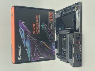Материнська плата Gigabyte X870E AORUS PRO ICE (sAM5, AMD X870E, PCI-Ex16)