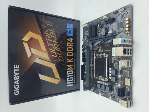 Материнська плата Gigabyte H610M K DDR4 (s1700, Intel H610, PCI-Ex16)